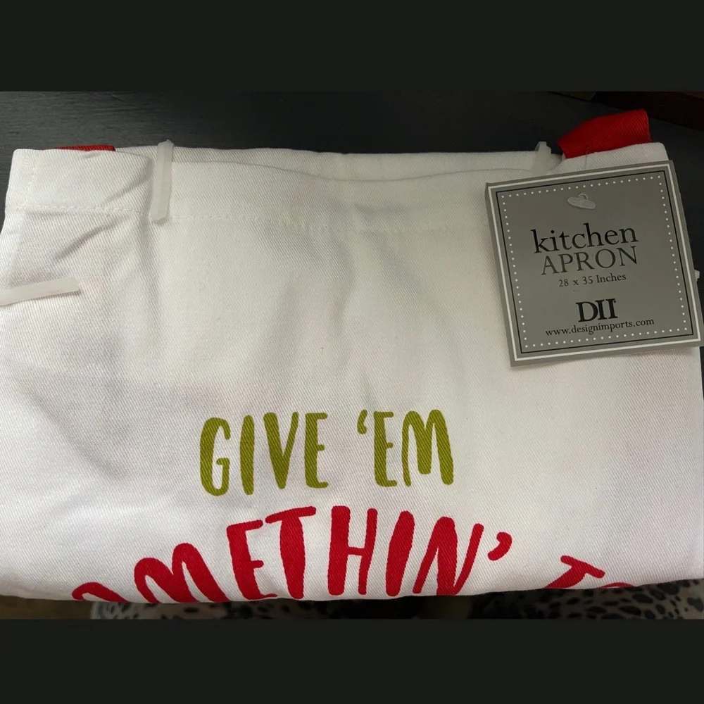 Funny Taco Kitchen Apron Cotton One Size NWT - Picture 4 of 4